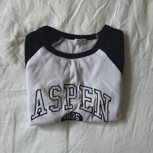 aspen garage baby tee